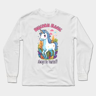 Unicorn magic for kids Long Sleeve T-Shirt